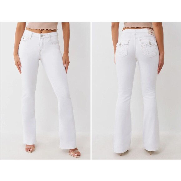 True Religion Becca Mid Rise Bootcut jeans, customized, embroidered, painted, 31 - Picture 12 of 16